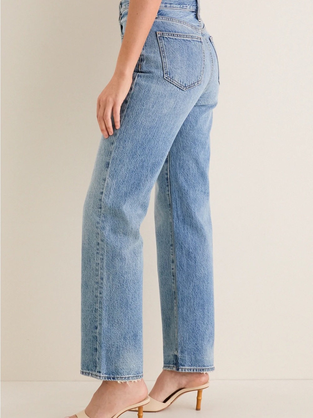 Pistola Cassie in Serpentine Vintage - Super High Rise Straight Jeans size 25 - Picture 4 of 8